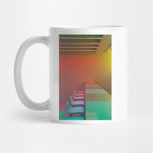 Colorful Cocktails: A Vibrant Photo of a Bar Scene Mug